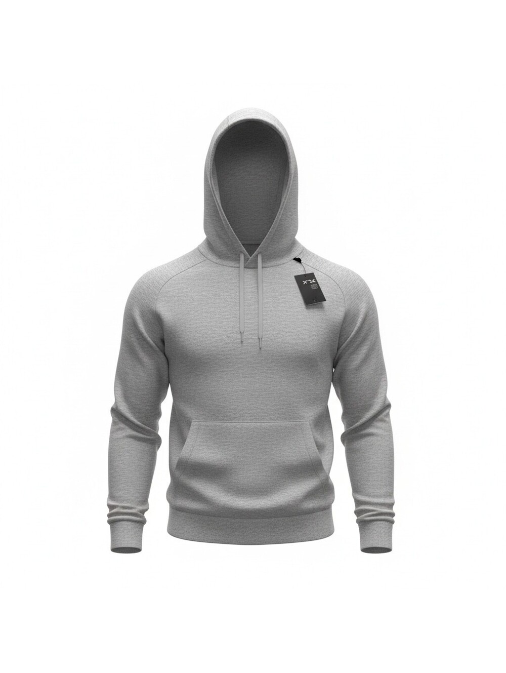 FLX Recharge Hoodie Relaxed Fit Small Gray Stretch Fabric
